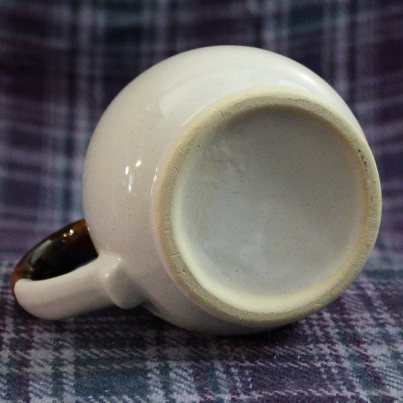 Vintage Brown Stripe Ceramic Pitcher Creamer - Picture 8 of 8